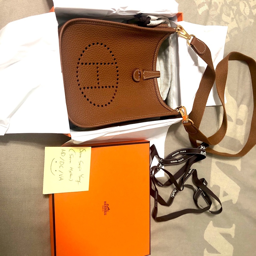❌SOLD❌Hermes - Brand new Evelyne TPM Gold/Gold